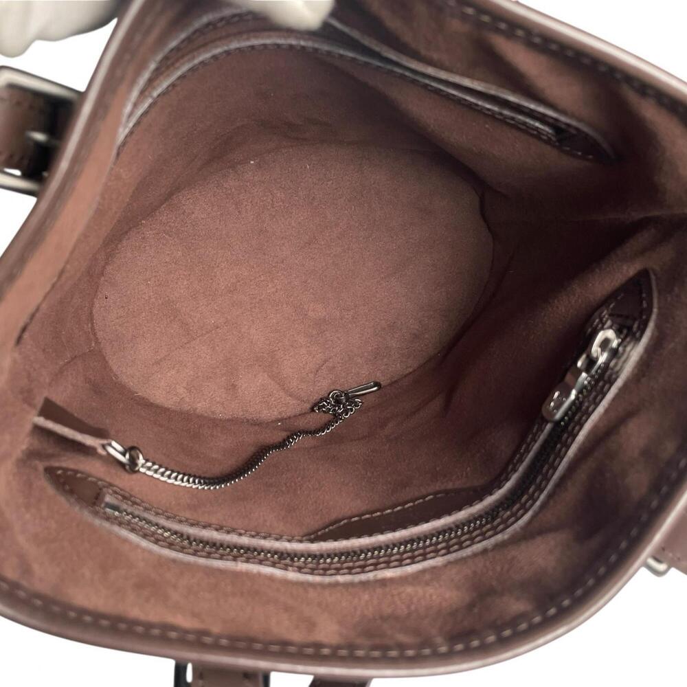 LOUIS VUITTON Brown Leather Tote Bag - Picture 12 of 16